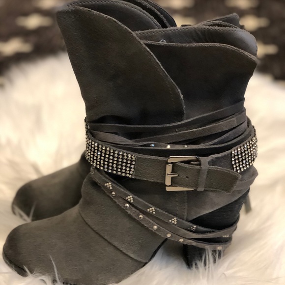 naughty monkey Shoes - Naughty Monkey Suede Booties